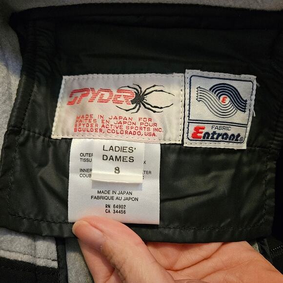 Spyder woman's insulated ski pants with padded knees - Picture 7 of 8